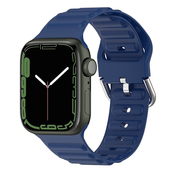 Rannekkeet Apple Watch Ultra 49mm/SE/SE (2022) 44mm/Series 8/7 45mm/6/5/4 44mm/3/2/1 42mm Wave Dark blue, Dark Blue K Apple Watch Ultra 49mm