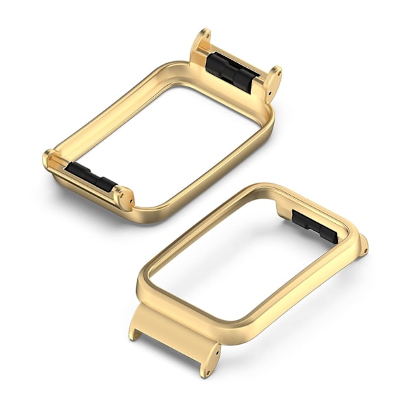 För Xiaomi Mi Band 7 Pro Watch Case Anti-kollisionsskyddande ramstöd för 18 mm handledsrem Gold C Xiaomi Mi Band 7 Pro