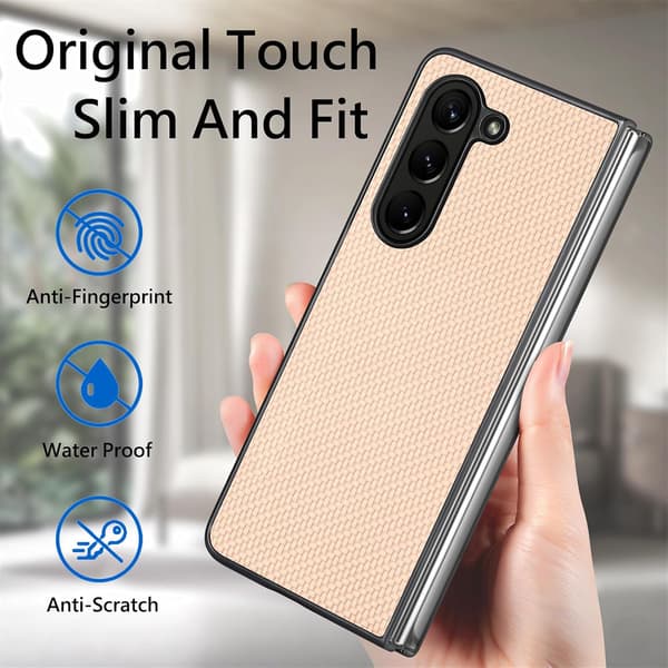 Etui til Samsung Galaxy Z Fold 7, støtsikker slank myk TPU i silikon (blå)