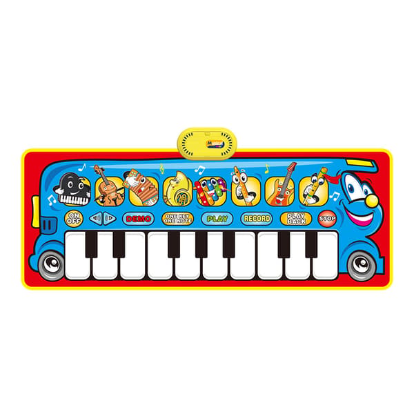Spillematte Sklisikker multifunksjonell pianomusikkteppe 130*48cm (01)