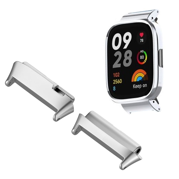 Metallkontakt för Redmi Watch3 Active/Lite adapter i rostfritt stål Black