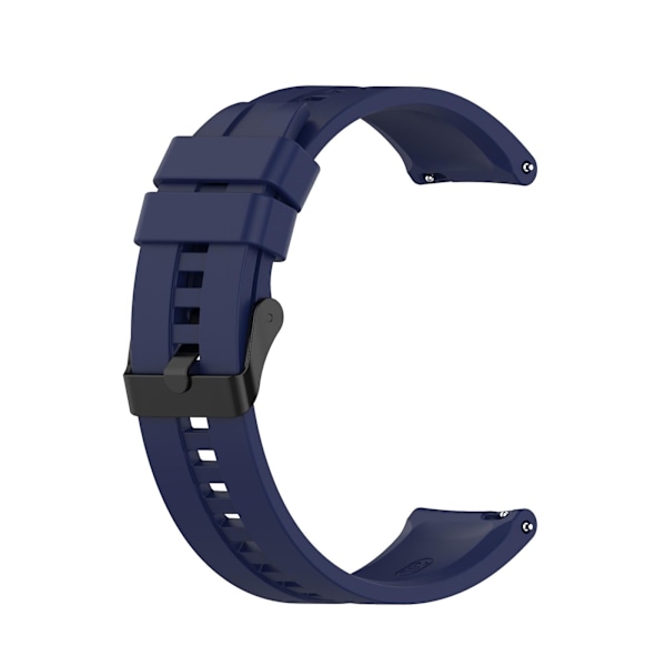 Til Huawei Watch GT 2 42mm Rem med Sort Spænde Midnight Blue