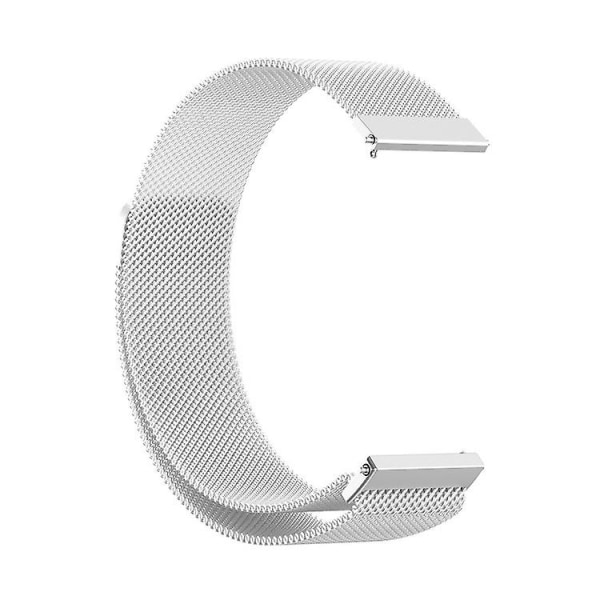 Erstatningsrem i rustfritt stål, magnetisk Milan Fashion-armbånd for Samsung Galaxy Watch 3 22mm silver