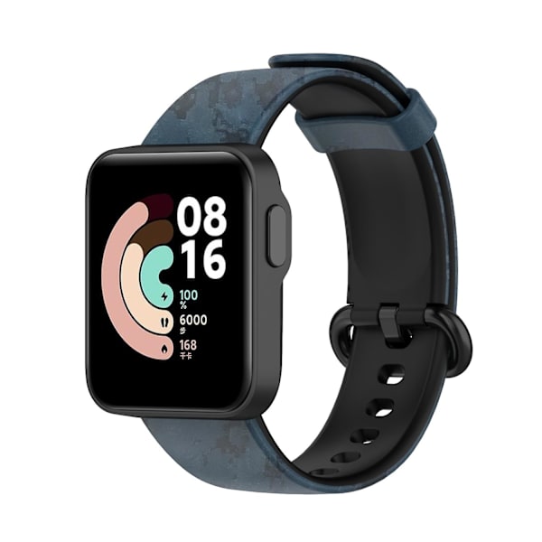 Mønstret trykt urrem i silikone, justerbar smart watch rem til Xiaomi Redmi Watch/Mi Watch Lite Multicolor E Other Xiaomi Models