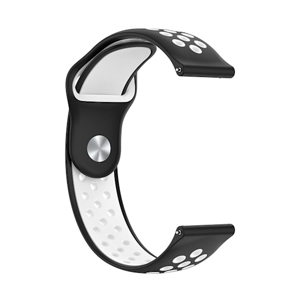 Dubbelfärgat justerbart silikonklockarmband 22 mm för Huawei Watch 3/Watch 3 Pro/Teal Multicolor B