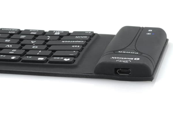 Taitettava näppäimistö IP67 Bluetooth silikoninäppäimistö, tukee PC:tä, Macia, Androidia + iOS:ää