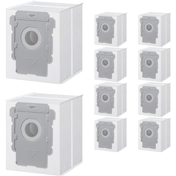 Ersättningskit för 10-pack dammsugarpåsar för iRobot Roomba I8 I8+ I7 I7+