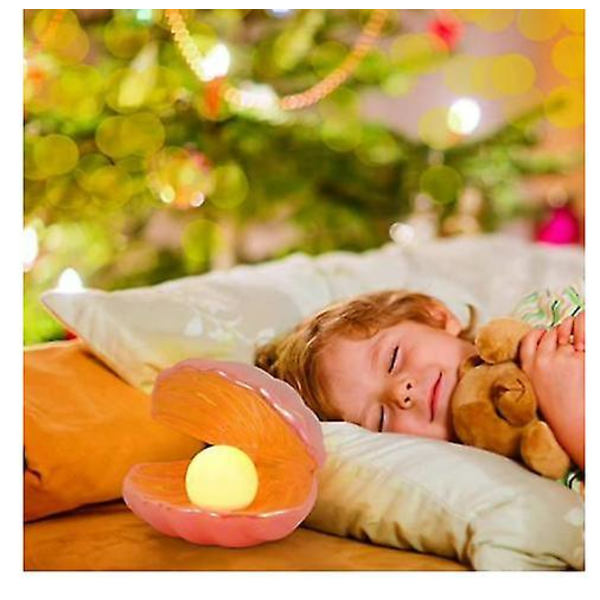 Shell Pearl Light Led Accent Lamp Kannettava yövalo pink