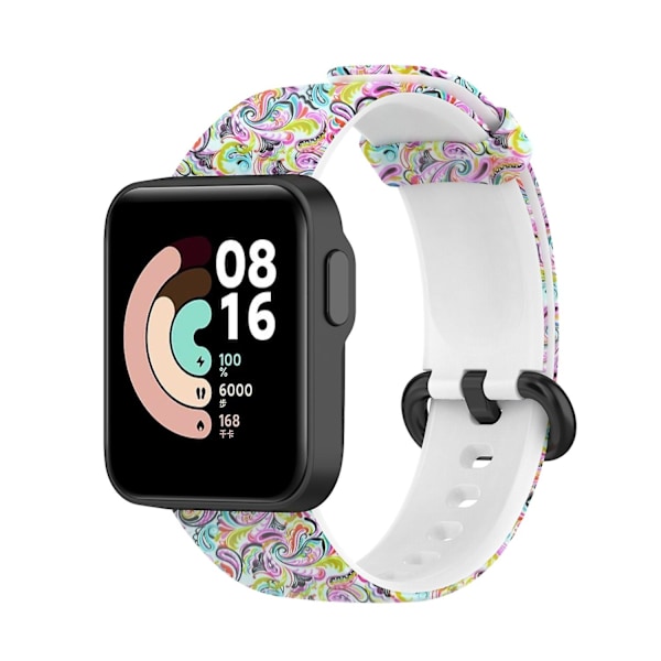 Mønstret printet urrem i silikone - Justerbar smart watch rem til Xiaomi Redmi Watch/Mi Watch Lite Multicolor D Other Xiaomi Models