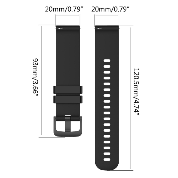 för galaxy watch4 classic Band andningsbart band Svetttäta anti-scratch Black