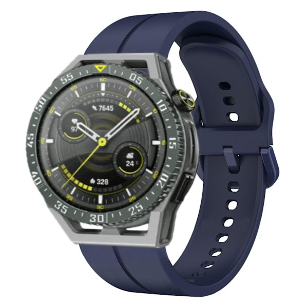 Silikoneurrem til Huawei Watch GT 3 SE Navy Blue