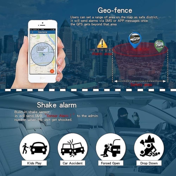 Gps Tk905 Stark Magnetisk GPS Tracker 3 månader Standby Uppladdningsbar Tracker För fordon Bil Lastbil Realtidspositionering