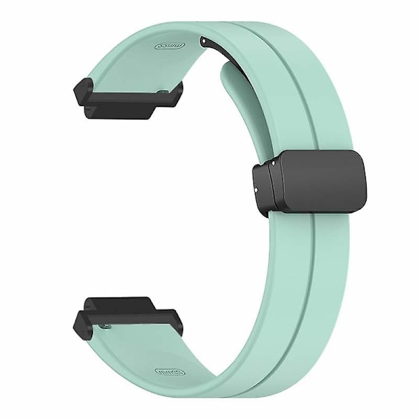 Magnetisk spenne silikonrem for Garmin Forerunner 220/230/235/735xt/620/630 Mint Green