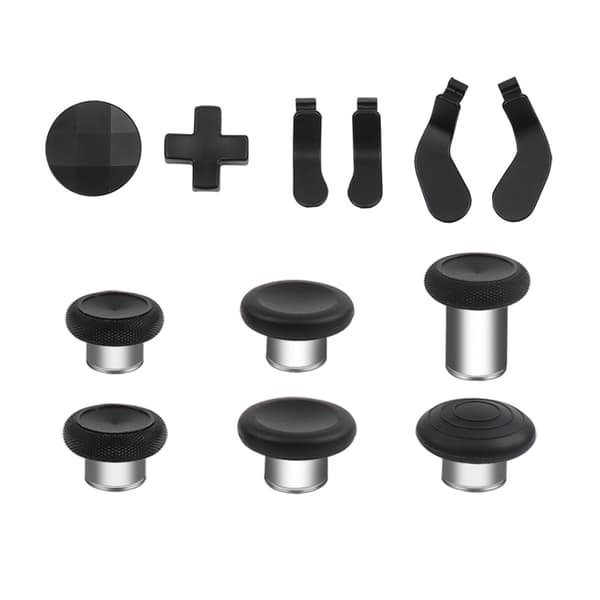 12-i-1 Udskiftningsdele til Thumbsticks Passer til Xbox One Elite Series 2 Controller (Sort)