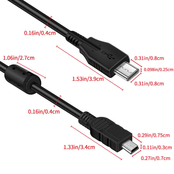 Adaptrar Micro 5Pin till Type-C OTG-kabel
