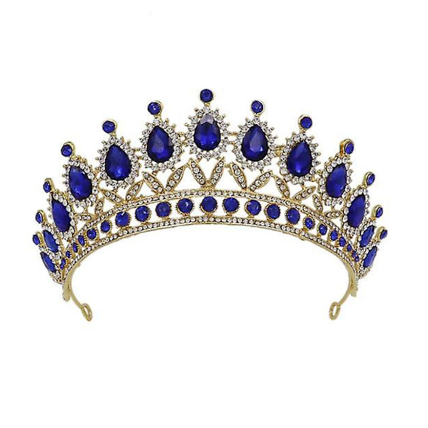 Bryllups tiaraer og kroner for kvinner sapphire