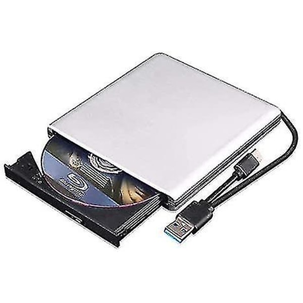 Ulkoinen Blu Ray-Dvd-asema 3d, USB 3.0 ja Type-c Bluray-cd-dvd-lukija