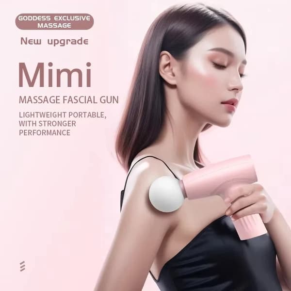 Massager Mini Dybt Væv Håndholdt Muskelterapi (Grøn) Green