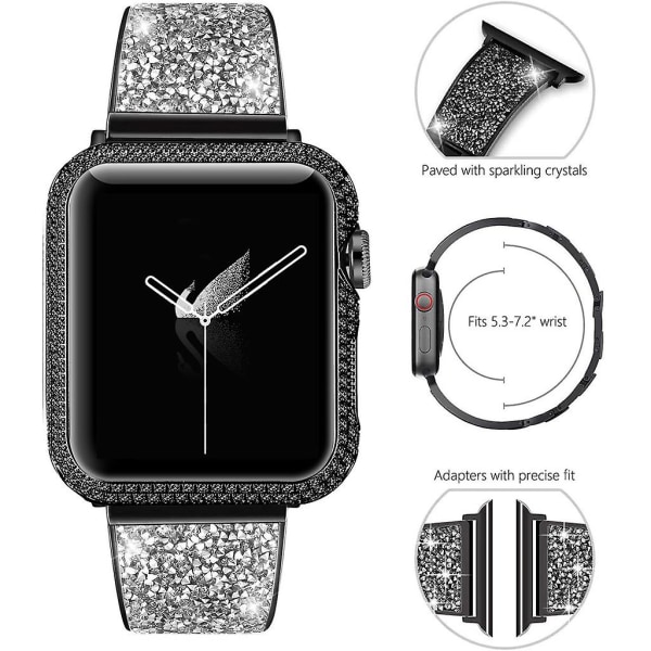 Metallrem för GalaxyWatch 3/S2 Hållbara slingor Smartwatch Fashionables Armband