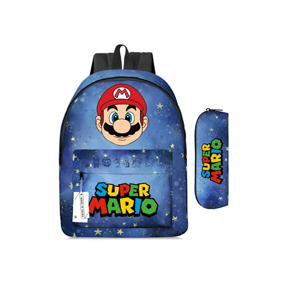 Mario Student Ryggsekk Todelt Sett-C-25