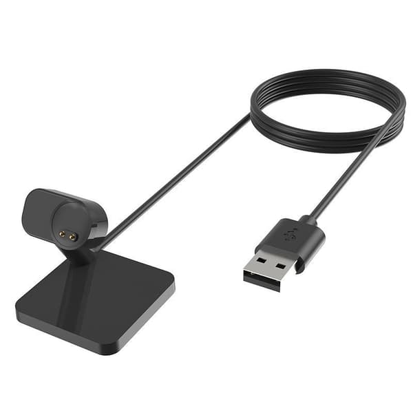 Opladerdock til Xiaomi Mi Band 7/6/5, 1m USB A-kabel (kompatibel)