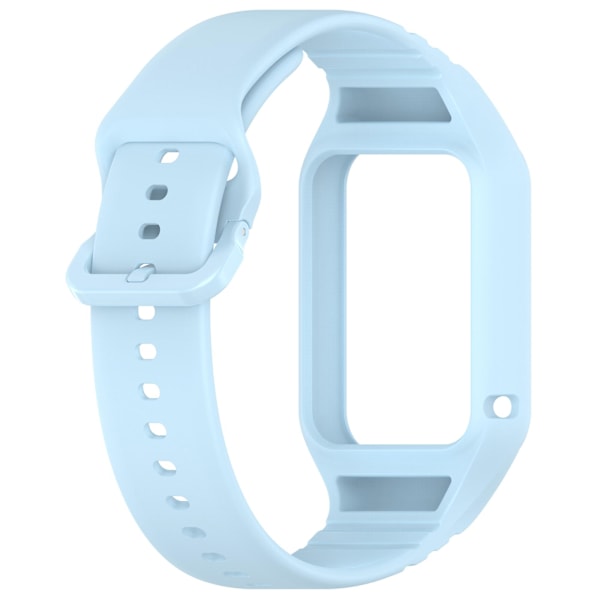 Enkel justerbar klokkestropp i fleksibel silikon for Xiaomi Smart Band 8 Pro Baby Blue