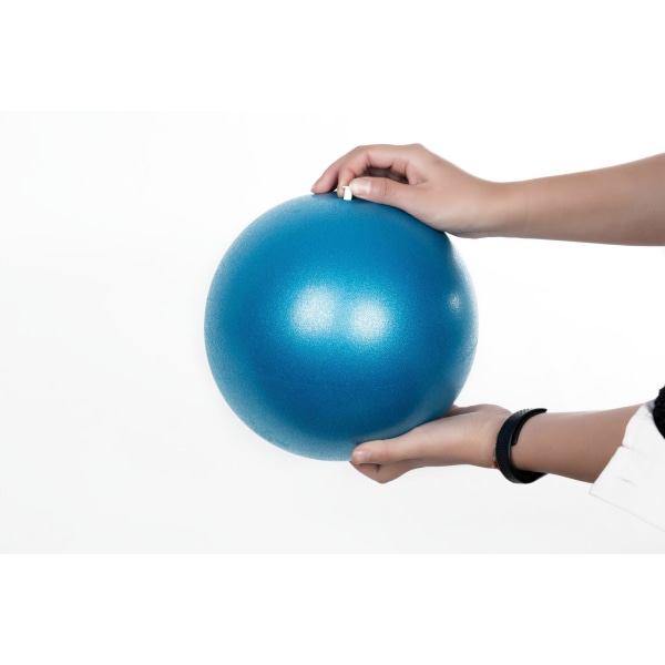 25 cm Pilates Yoga Træningsbold Fitness Bold Balance Fysioterapi Hjemmegymnastik Blue