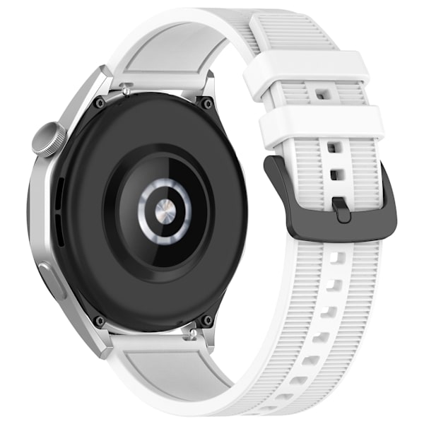 Huawei Watch GT 4 / Garmin Venu 2 -älykellolle 22 mm:n pehmeä silikoniranneke White