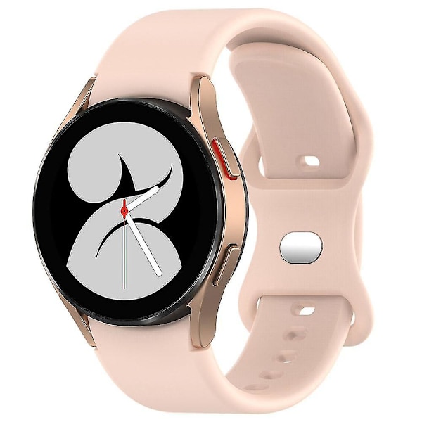 Samsung Galaxy Watch 4/Watch 4 Classic -rannekke 20 mm, rannekoru perhoslu soljella Pink, Pink B Samsung Galaxy Watch4