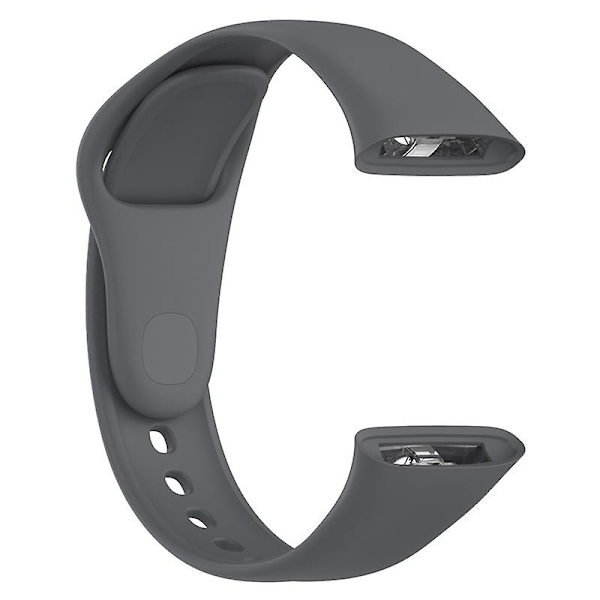 Silikoneurrem til Xiaomi Redmi Watch 3/Mi Lite Watch 3 Blød rem Hurtigudløser urrem Dark Grey