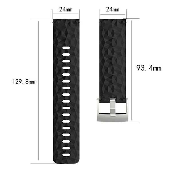 Silikoniranneke, joka sopii Suunto D5/7/9/9 Baro /Spartan Sport/Spartan Sport Wrist HR -rannekkeisiin Teal