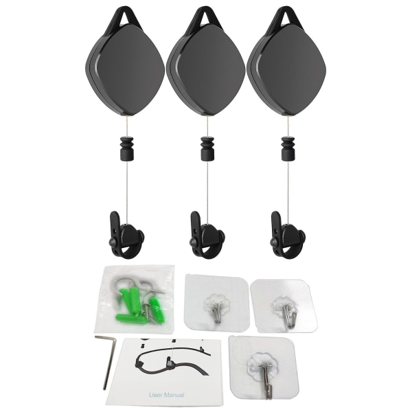 3/6 stk Silent Vr kabelstyringstrinsesystem kompatibelt -for HTC Vive Rift S Ps Windows 3