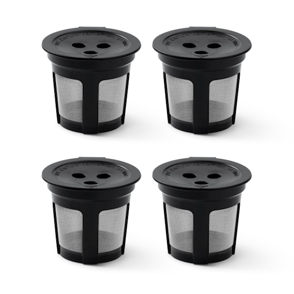 Kaffefilter, 4-pakning gjenbrukbar for Ninja Dual Brew Pro Cfp301 Cfp201
