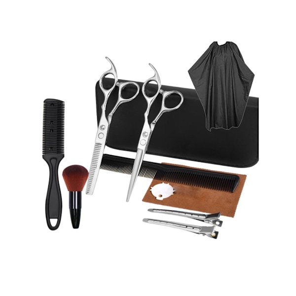 Hair Cutting Tool Set with Silver Cover-A