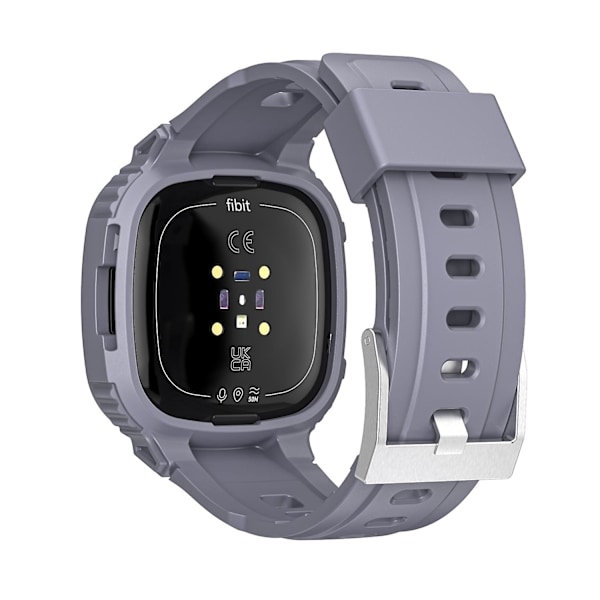 TPU-ranneke Fitbit Versa 4 / 3 / Sense 2 / Sense 1 -laitteille Grey