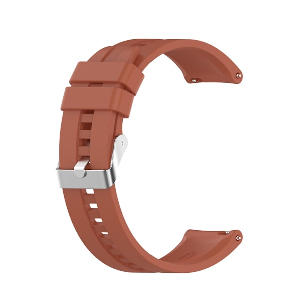 For Huawei Watch GT 2 42mm Watchband med sølvspenne Orange