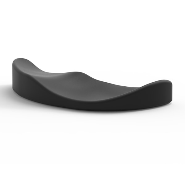 Silikon Gel Halkfri Strömlinjeformad Handledsstöd Matta (Svart Höger Hand)