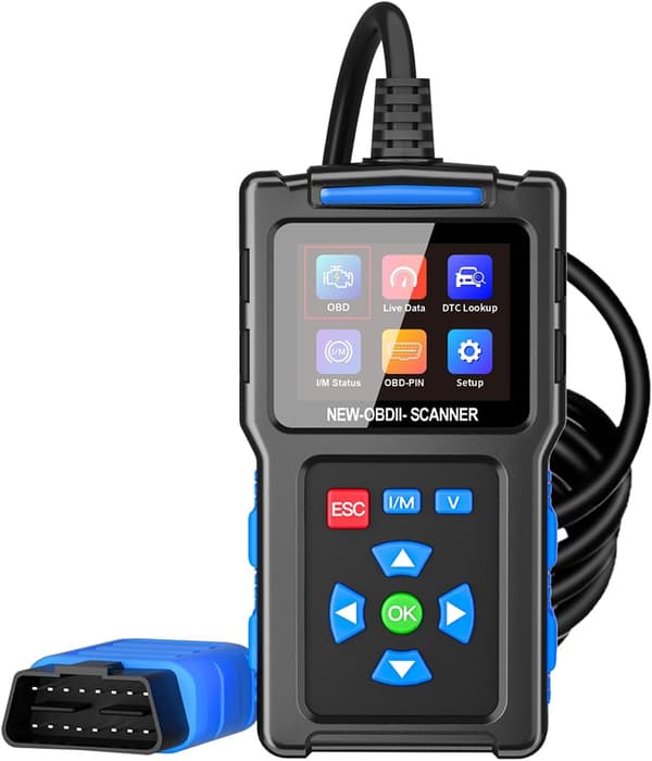 Bilscanner Diagnostisk Værktøj, T200 Obd2 Scanner Stregkodelæser Til Biler Og Lastbiler