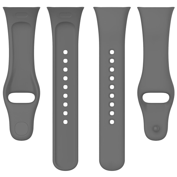 Til Xiaomi Redmi Watch 3/Mi Watch Lite 3 Silikone Urrem Udskiftning Rem Dark Grey