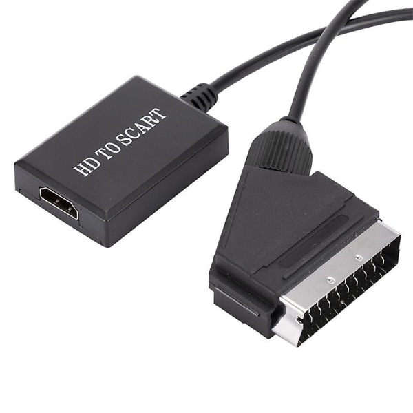 Hdmi til scart konverter 1080p HD Audio Video Adapter