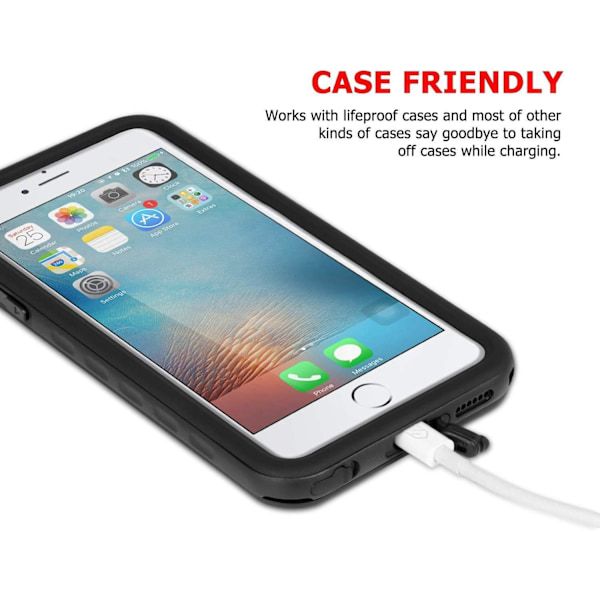 Certificeret iPhone Oplader. 5-pak 1,8 meter Lightning Kabel Ekstra Lang iPhone
