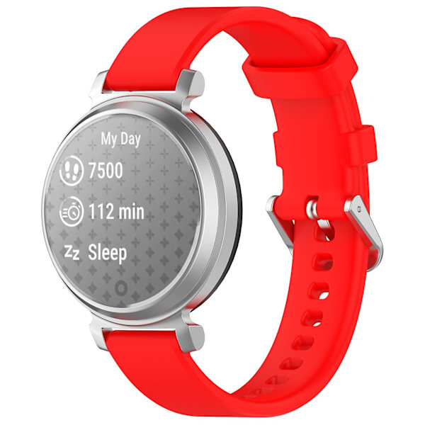 Til Garmin Lily 2 Silikonure Udskiftningsremme 14mm Vandtætte Bløde Remme Red