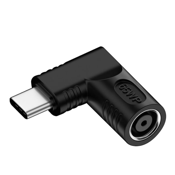 Type-c DC-strømstik-stik Type-c han til DC-hun-adapterkonverter 6.0x3.7mm