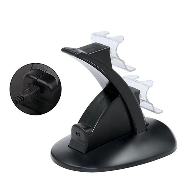 Dobbel kontrollerlader for Xbox One S X ladestasjon dokkingstasjon
