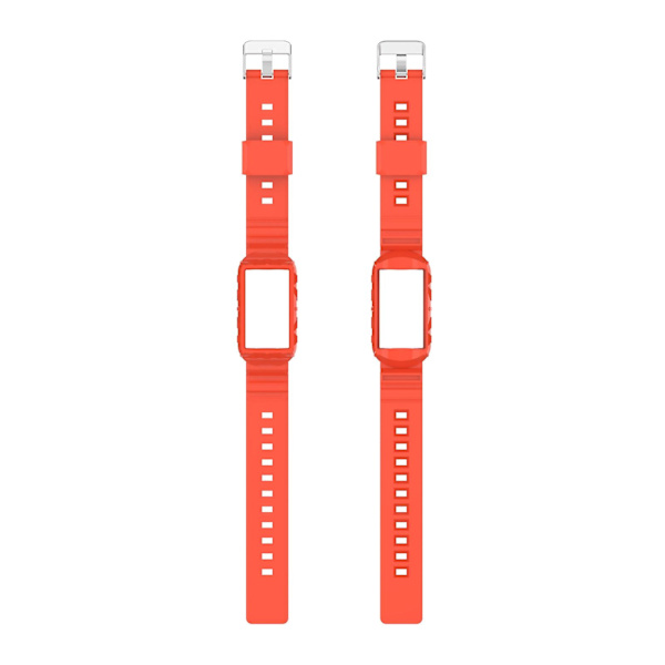 Silikon One Body Armor klockarmband för Fitbit Charge 4 Orange