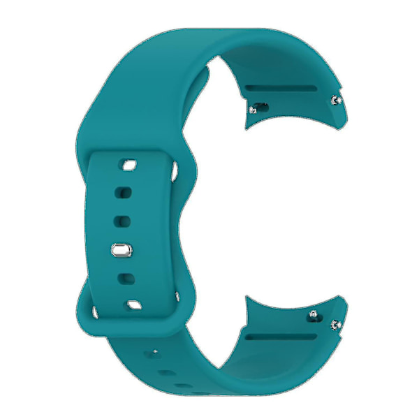 Til Samsung Galaxy Watch 4/Watch 4 Classic Watch Band 20mm Rem med Butterfly Spænde Indigo, Cyan I Samsung Galaxy Watch4