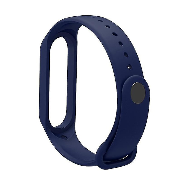 Myk TPU-klokkearmbånd for Xiaomi Mi Band 7, justerbart armbåndsur erstatningsarmbånd Blue, Midnight Blue E Xiaomi Mi Band 7