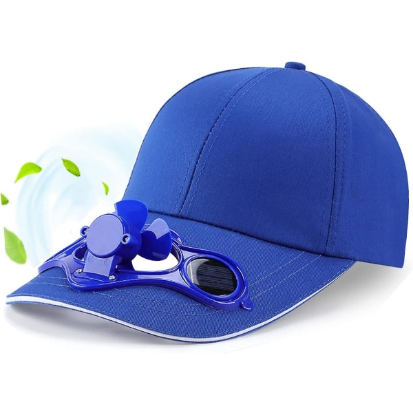 Solar Power Fan Cap Baseball Golf Hat Afkøl dit ansigt i varm sol sommer