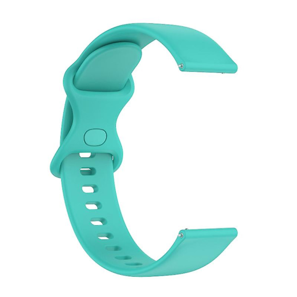 För AmazfitBip3 Watch Silikon Loop Strap Armband Svettsäker Modearmband Yellow green