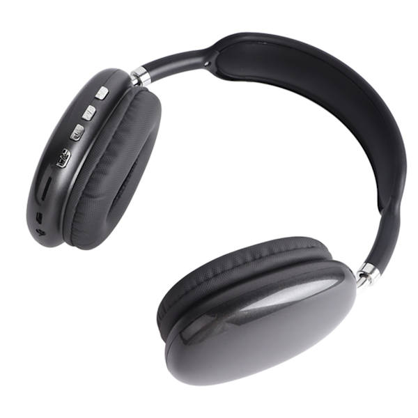 Trådlöst Bluetooth-headset Bluetooth 5.0 och EDR Stereo Brusreducerande Lättvikts Fällbart Bluetooth-hörlurar Svart Typ 1